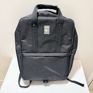Lefrik Daily 15  Laptop Backpack Black RPET Recycled Travel Work School Bag